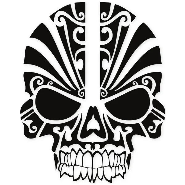 skull · tribal · dead
