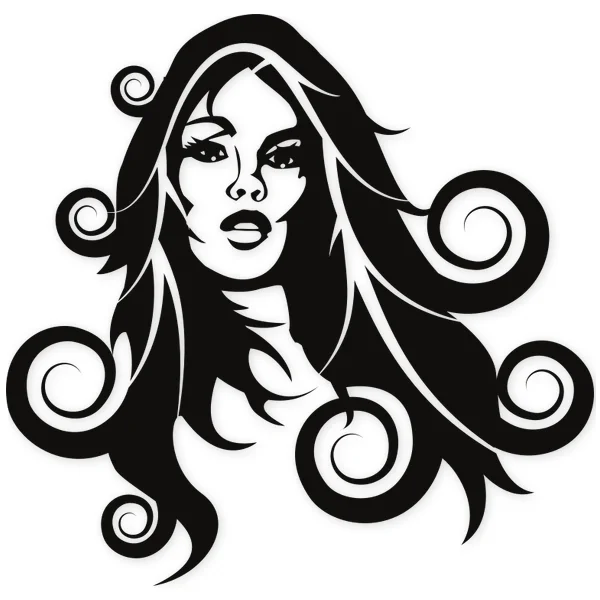 mane · woman · girl · face