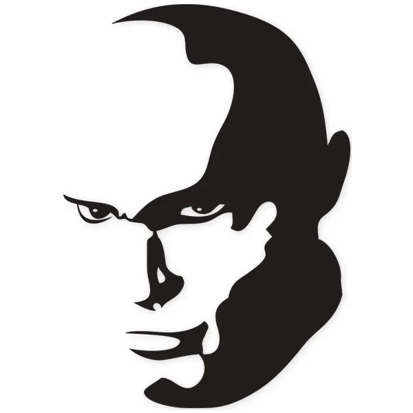man · face