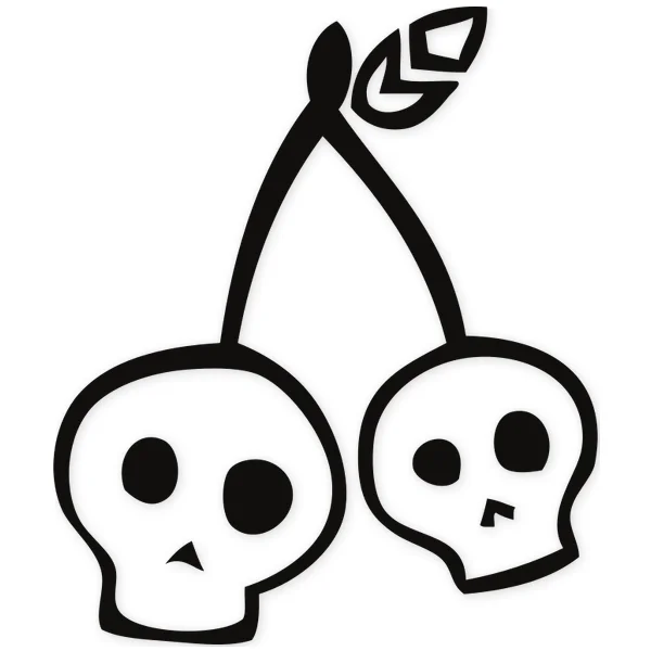 cherries · skull