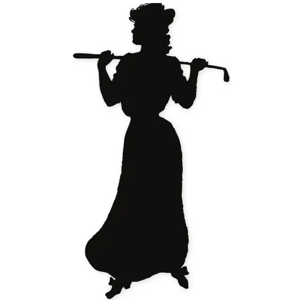 lady · golf · 18th century · vintage · old