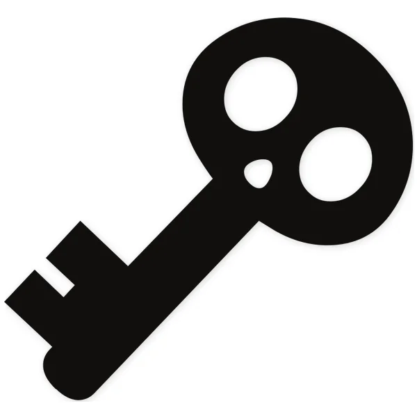 key · skull