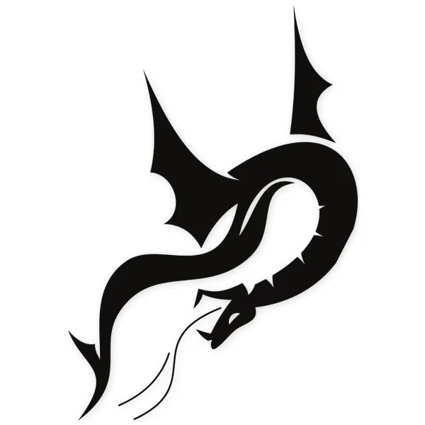 dragon · tattoo · tribal