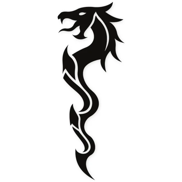 dragon · tattoo · tribal