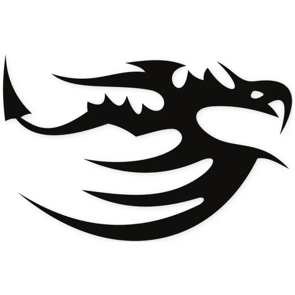 dragon · tatuaje · tribal