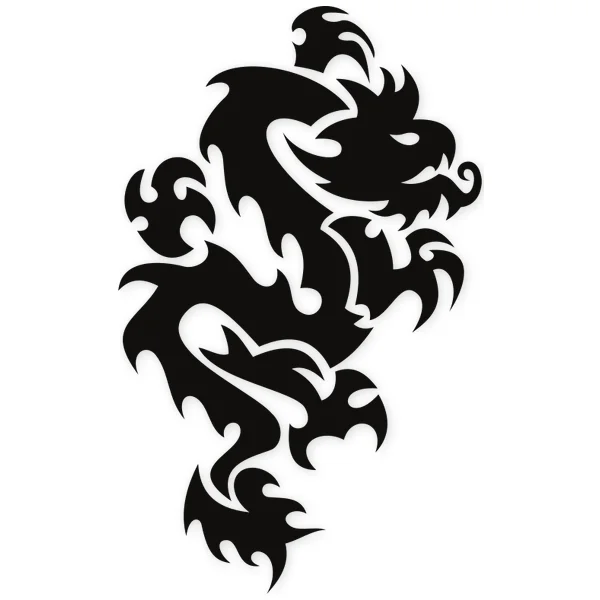dragon · tattoo · tribal