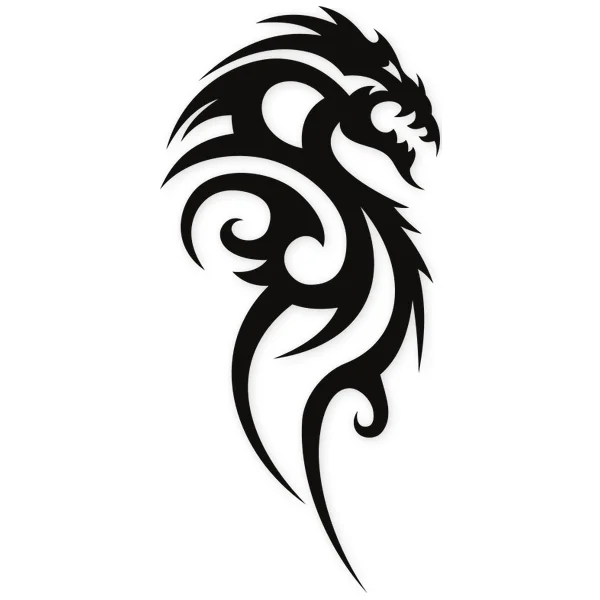 dragon · tattoo · tribal