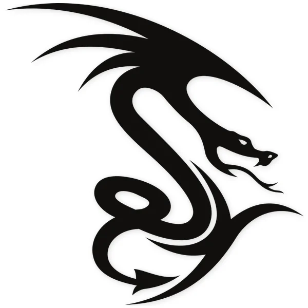 dragon · tatuaje · tribal