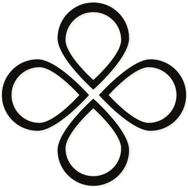 clover · flower · concentric · motif