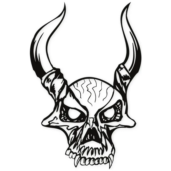 evil · horns · skull · halloween · dead
