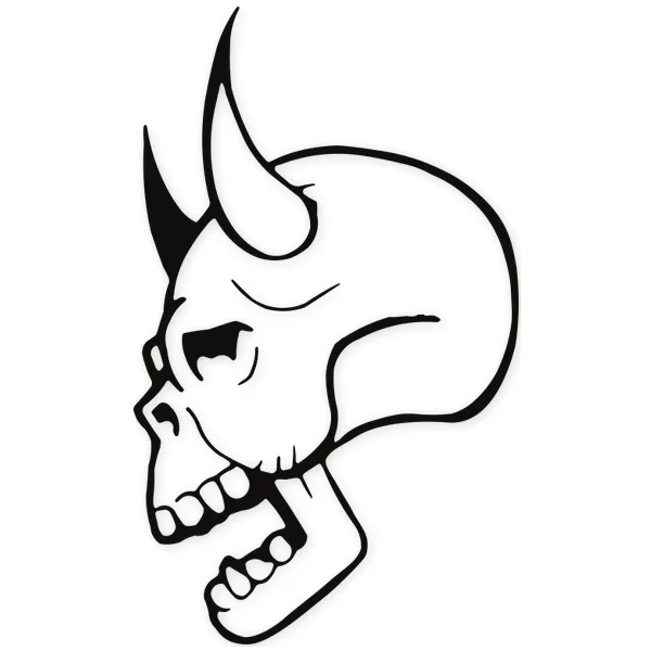 horns · skull · halloween · dead