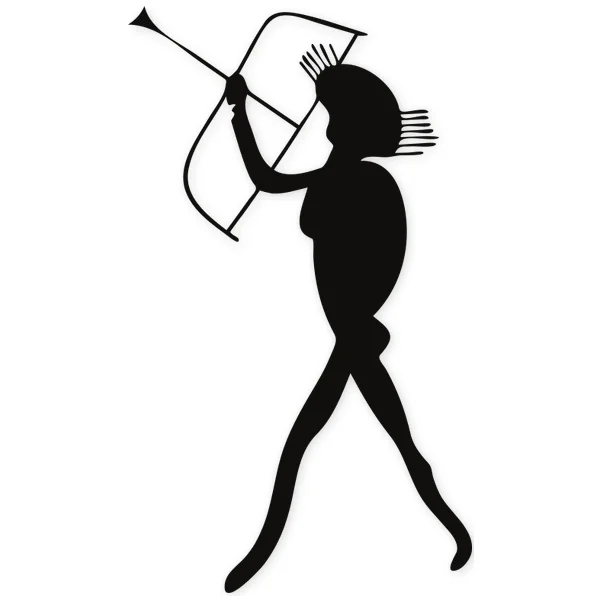 hunter · bow · arrow · african · tribal