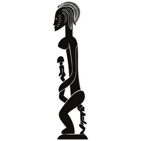 hunter · totem · african · tribal