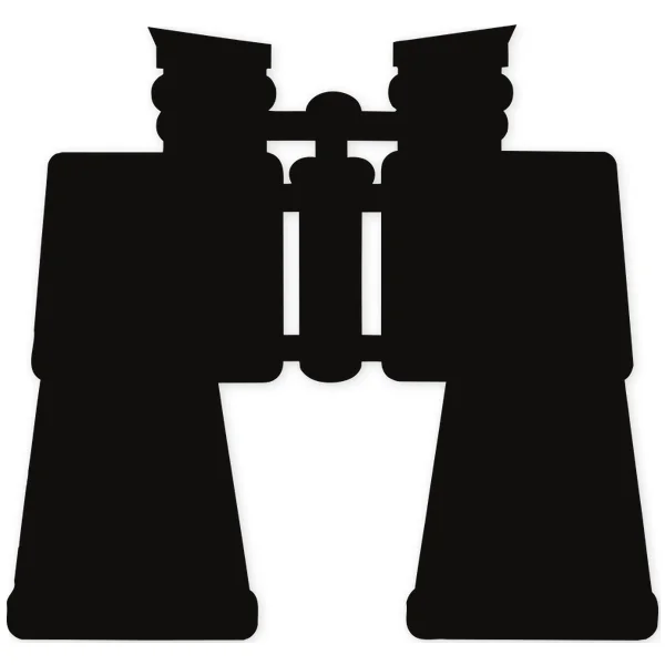 away · binoculars · look