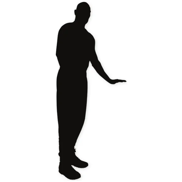 tamaño · hombre · altura · mano · pose
