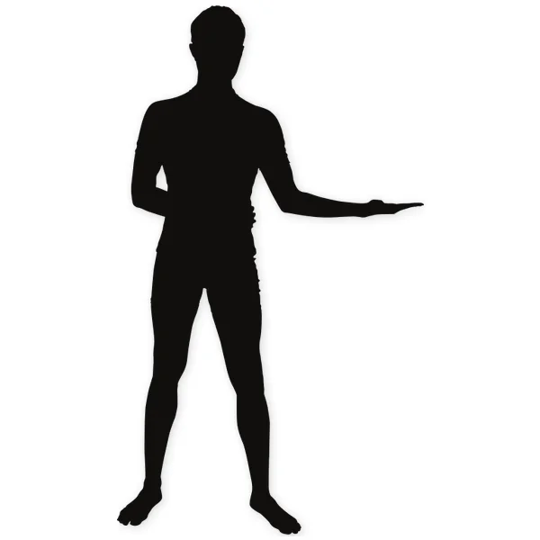 tamaño · hombre · altura · mano · pose