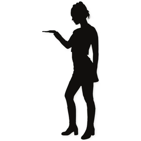 size ยท height ยท woman ยท hand ยท pose