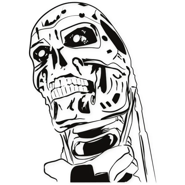 terminator ยท robot ยท skull ยท face