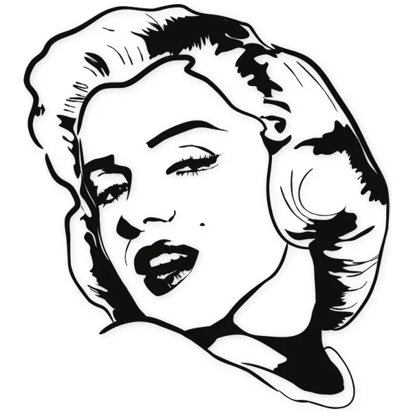 marilyn monroe · musica · realista · cara