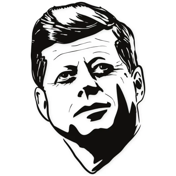 kennedy · president · realistic · face