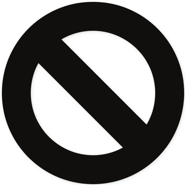 forbidden · sign