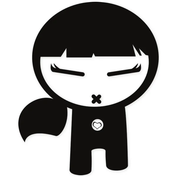 coletas · emo · dibujos animados