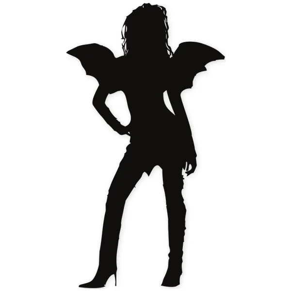 devil · heels · girl · pose