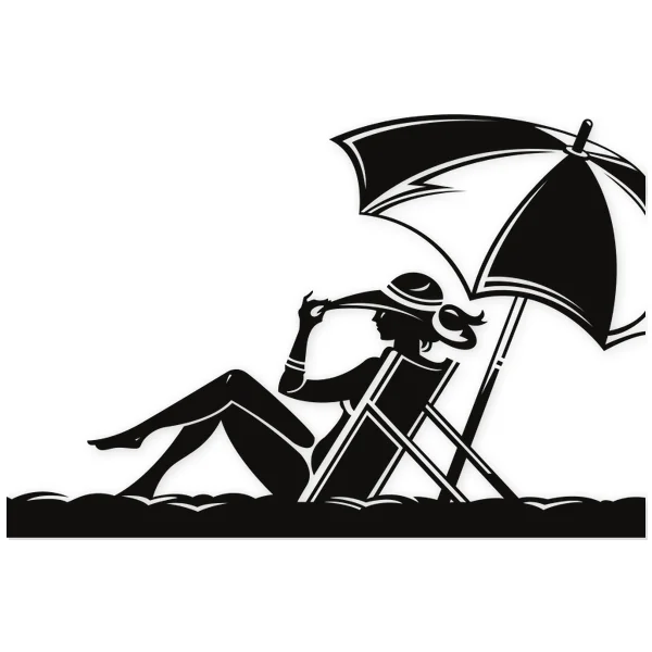 parasol · summer · beach · girl