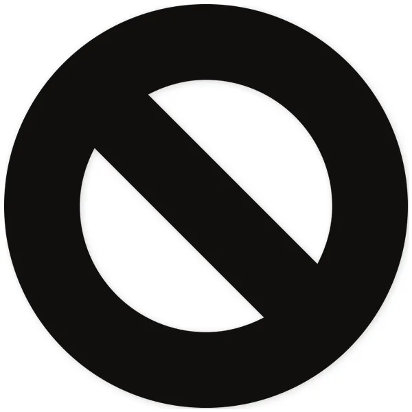forbidden · sign