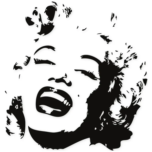 marilyn monroe · musica · realista · cara