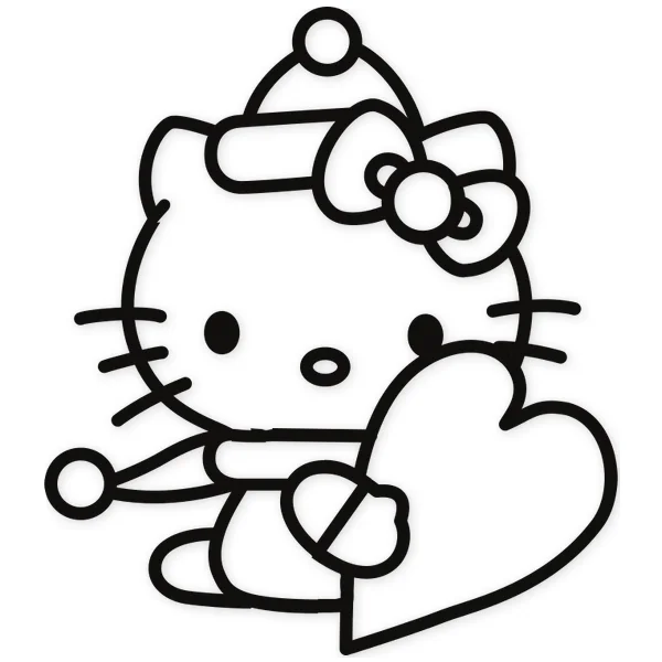 hello kitty · heart · cartoons · kids