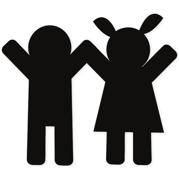 unisex · pigtails · couple · children kids
