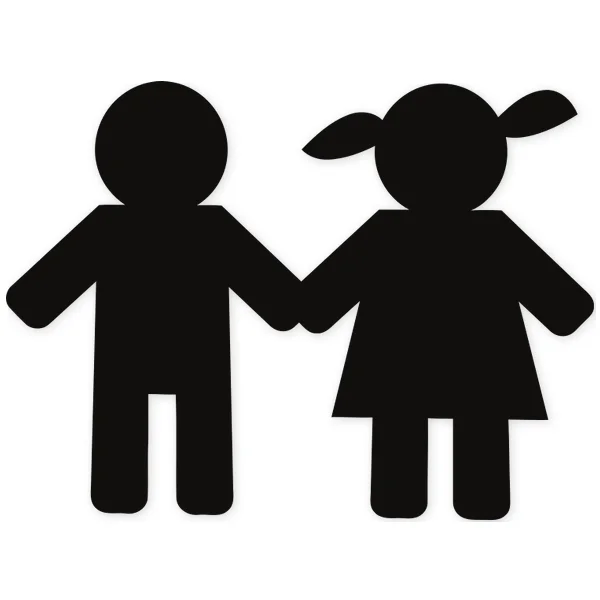 unisex · pigtails · couple · children kids