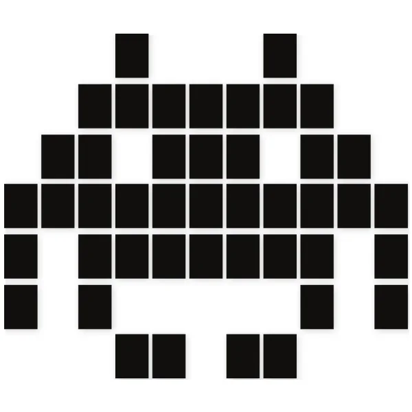 retro · 8 bits · space · alien · invader · game