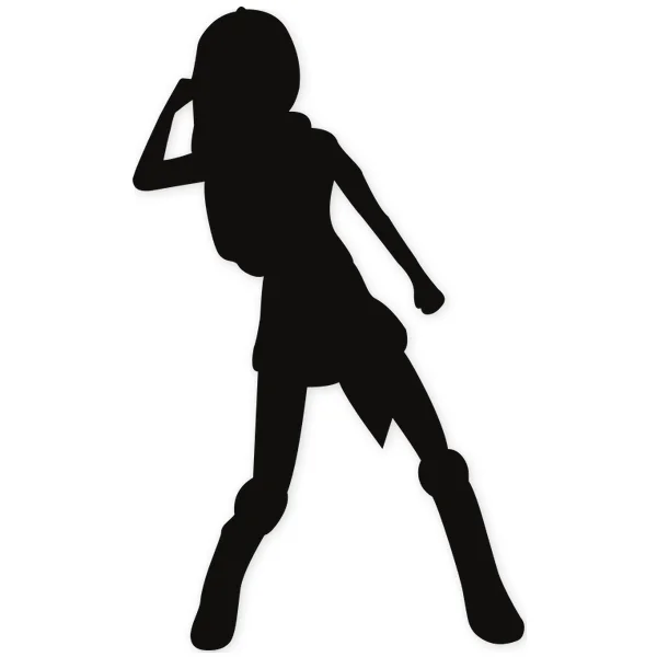 niña · manga · pose