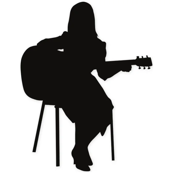 silla · concierto · directo · tocar · guitarra