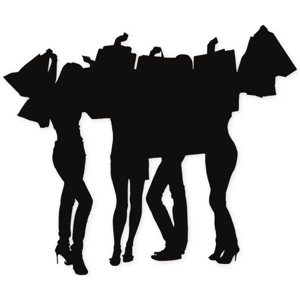 bag · shopping · band · heels · girl