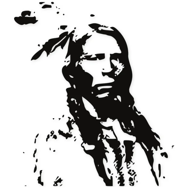 wild horse ยท siux ยท feather ยท realistic ยท tribal ยท face