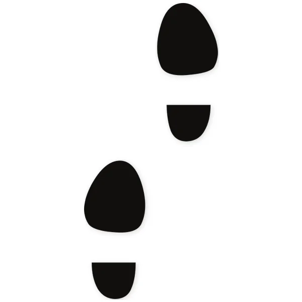 shoe · foot · footprint