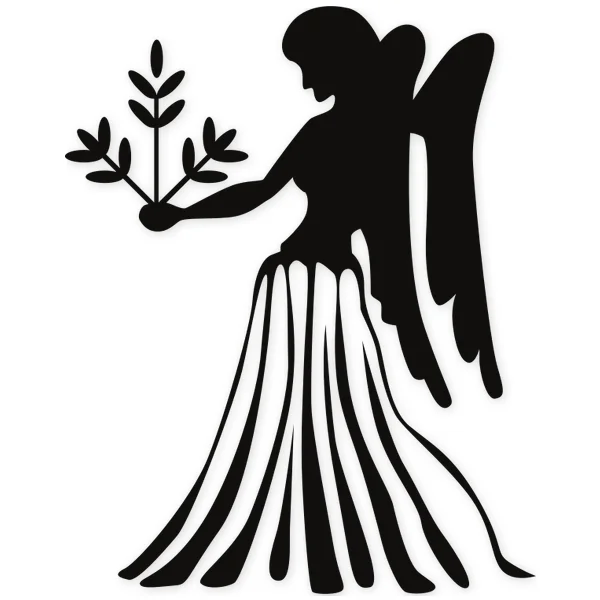 virgo ยท horoscope ยท zodiacal ยท floral ยท wings