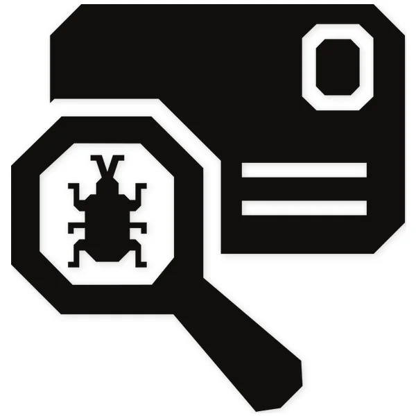 scan ยท infection ยท virus ยท polilla ยท pc ยท magnifying glass ยท computer