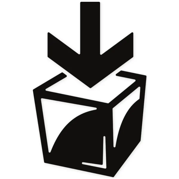 caja · descarga · flecha · icono