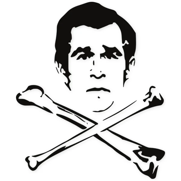 bush · usa · president · pumpkin · politics · celebrity · bones · dead · face