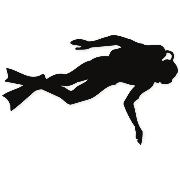 gas cylinder · fins · autonomous diving · scuba diver · dive