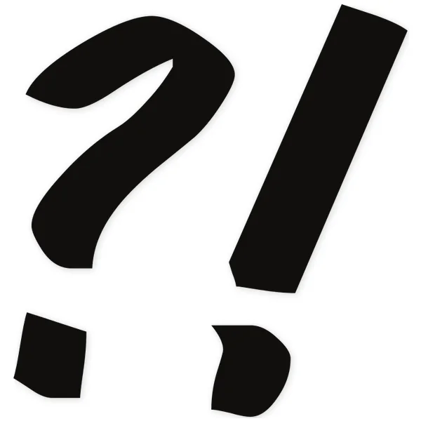 question · exclamation · checkmark · question