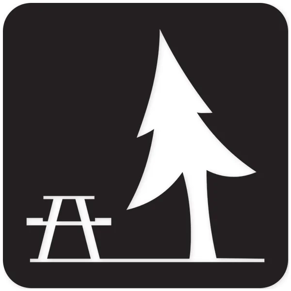 area · picnic · rest · sign
