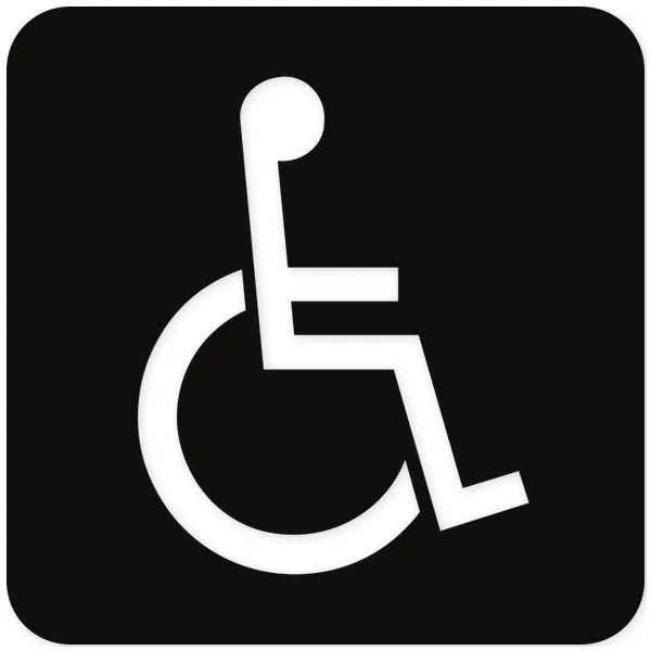 disabled · chair · sign