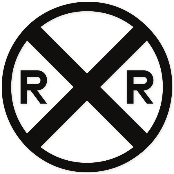 railroad · train · sign