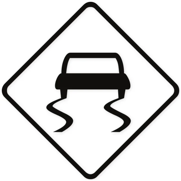 vehicles · slide · danger · sign