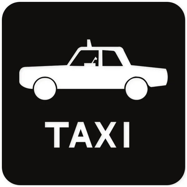 taxi · sign